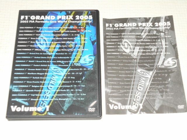 DVD★F1 GRAND PRIX 2005 Volume 1 Round.1-7 2005 FIA Formula One World Championship