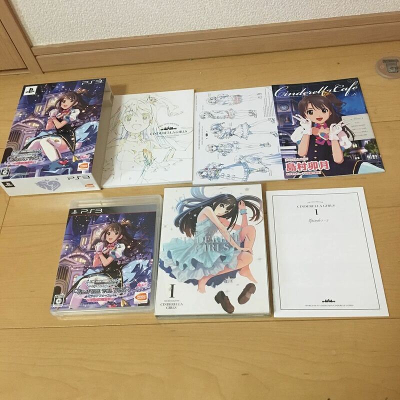 美品☆付属特典付☆PS3☆アイドルマスター★シンデレラガールズG4U★vol.1、3★2個セット★