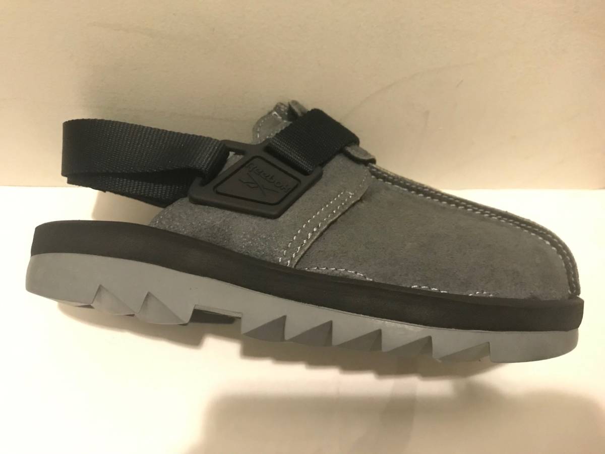 サイズUS9(27cm相当)■新品 本物保証■REEBOKリーボックBEATNIK BEAT NIKビートニック/スエードレザーサンダル/スリッポン/メンズ/グレー系
