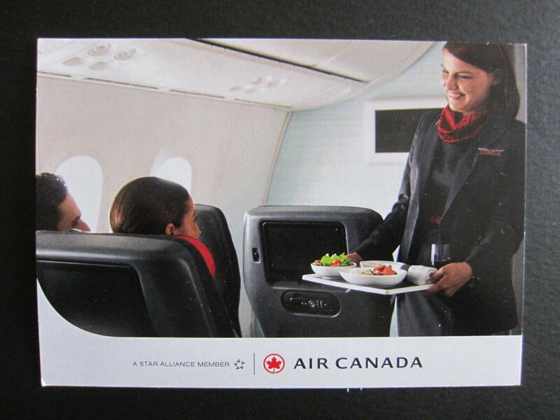 エア・カナダ■AIR CANADA■キャビンアテンダント■プレミアムエコノミー■Flight Attendants■スターアライアンス■大型絵葉書