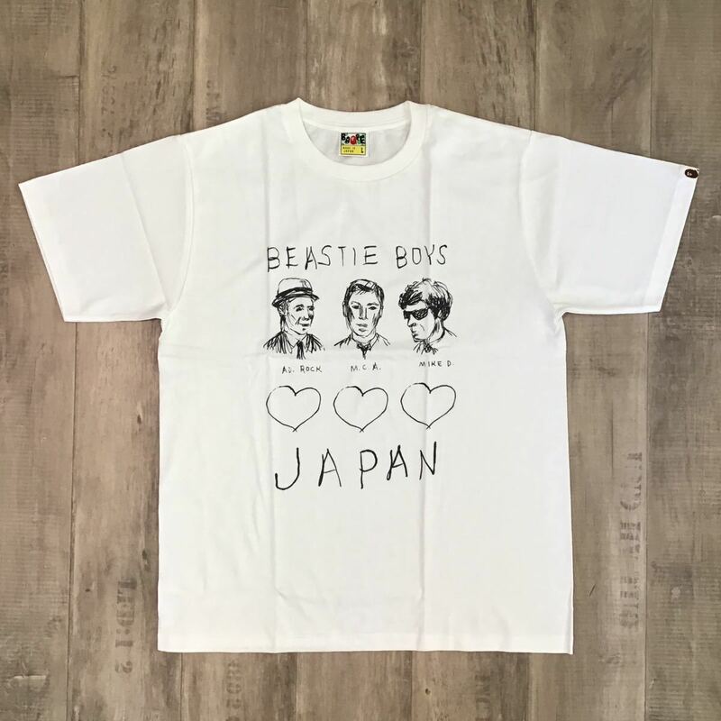 ★新品★ BEASTIE BOYS × bape Charity Tシャツ Lサイズ a bathing ape ビースティ・ボーイズ エイプ ベイプ アベイシングエイプ nigo 11