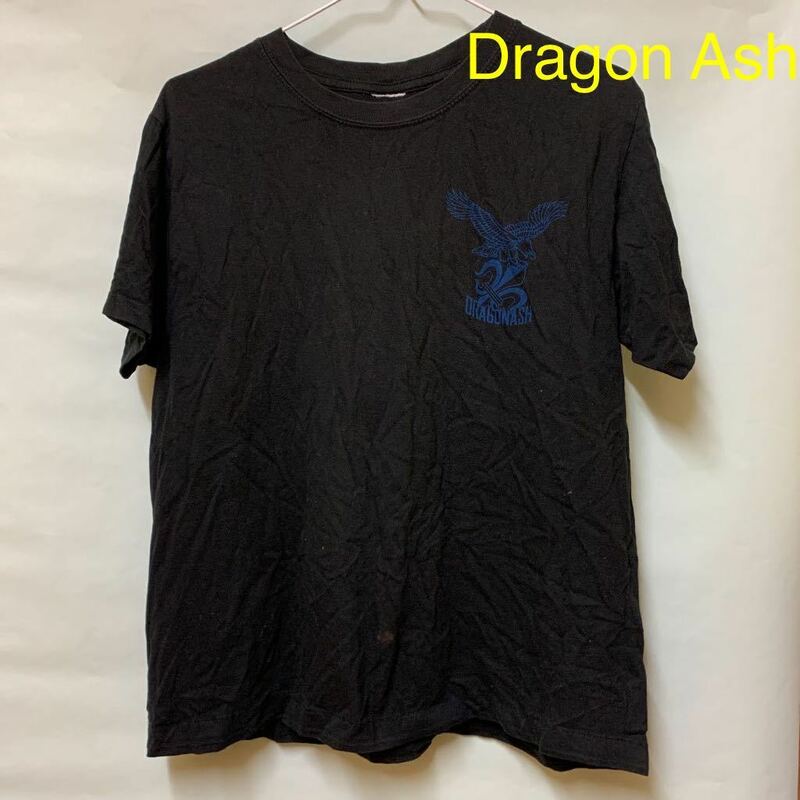 ドラゴンアッシュ　Tシャツ　ライブ　バンド　バンドTシャツ　S～M 黒　Dragon Ash