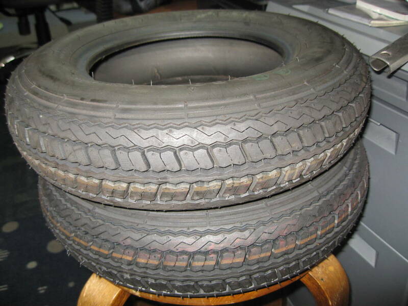 ＢＲＩＤＧＥＳＴＯＮＥ　3.50-8　46Ｊ　旧車　旧いモンキー等にいかがですか・