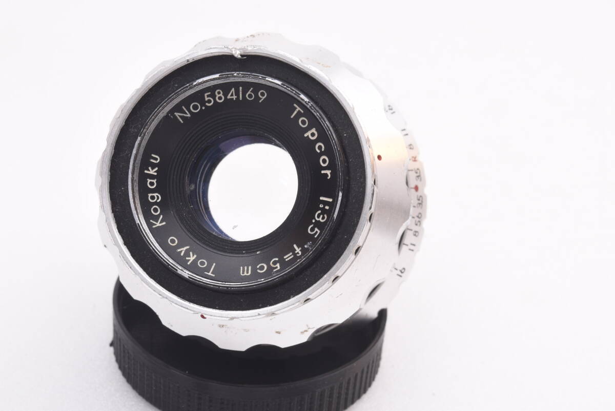 Tokyo kogaku Topcor 5cm 50mm F3.5 ライカ Lマウント #584169 HTTY 62-272-3