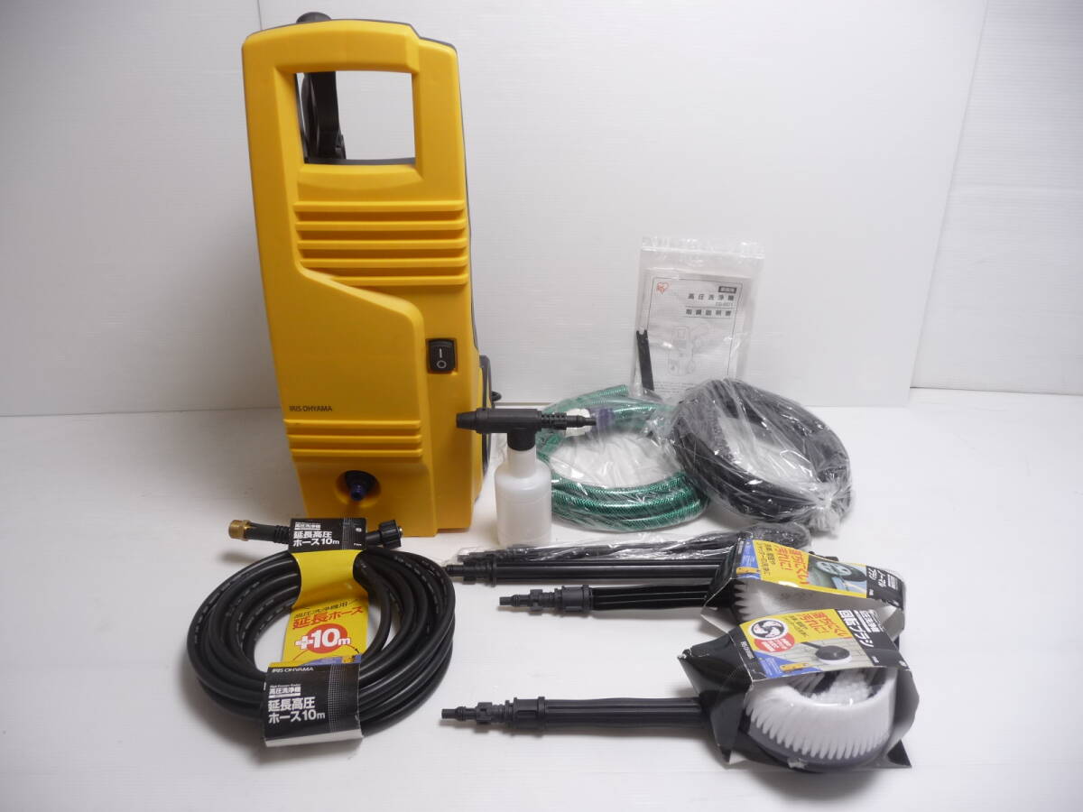 ■未使用 IRIS OHYAMA アイリスオーヤマ 高圧洗浄機 FB-601 取扱説明書・別途付属品3点セット付き■