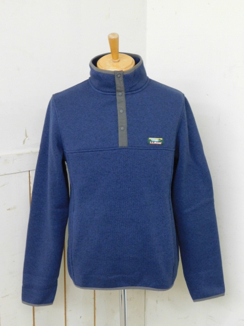 ★C0002 L.L.Bean セーターフリース ビーンズ セーター フリース プルオーバー ブライトネイビー S 298050 フリース セーター メンズ
