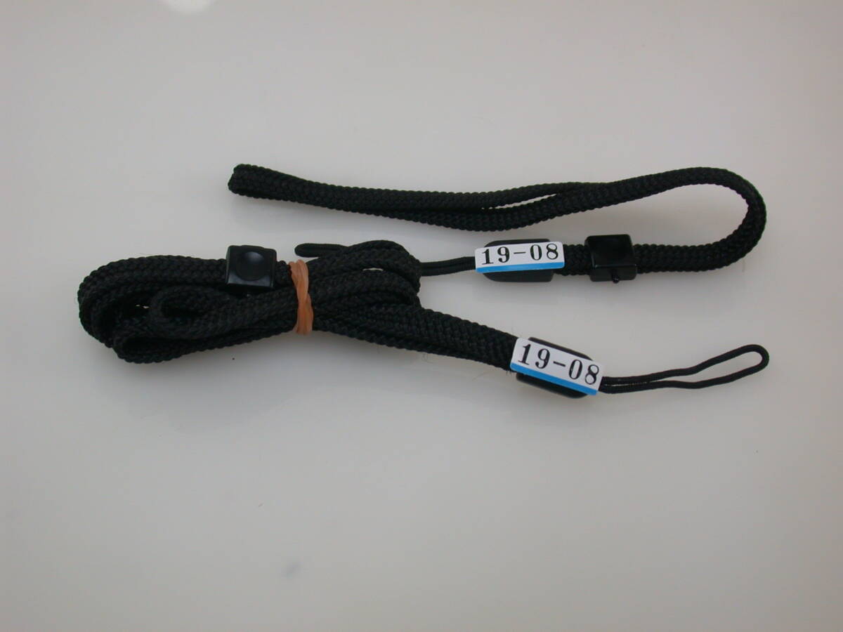 19-08 即決 コンパクトカメラ用ストラップ 長短2本