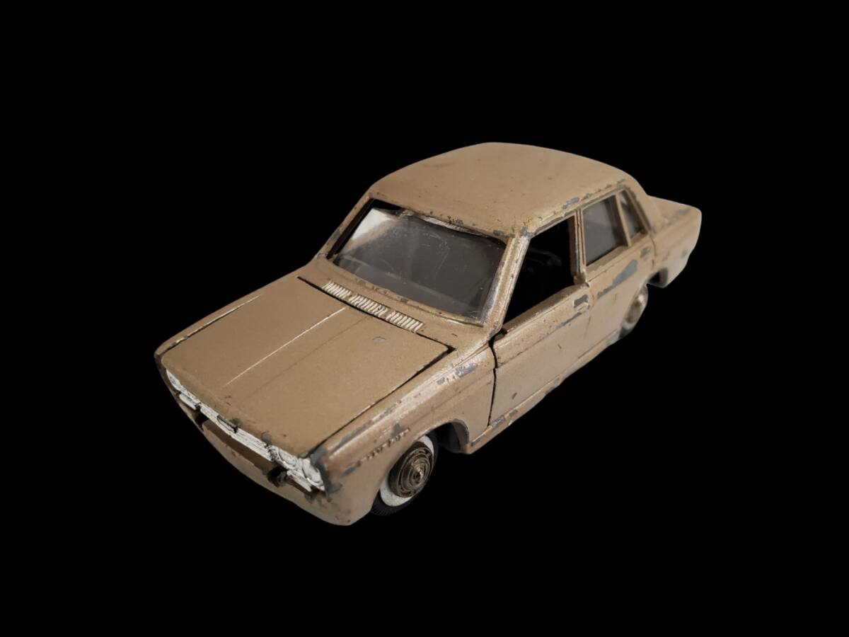 昭和レトロ YONEZAWA TOYS ヨネザワトイズ NEW BlueBird ブルーバード ブラウン ミニカー ダイヤペット No.D-226 日本製