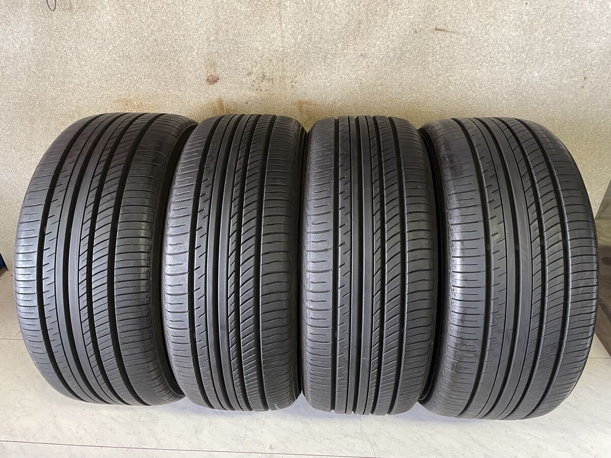 245/40R18 93Y 225/45R18 91W ヨコハマ　ADVAN dB V552 2019年製　中古4本　前後セット　バリ山　245/40/18 225/45/18 (T244)