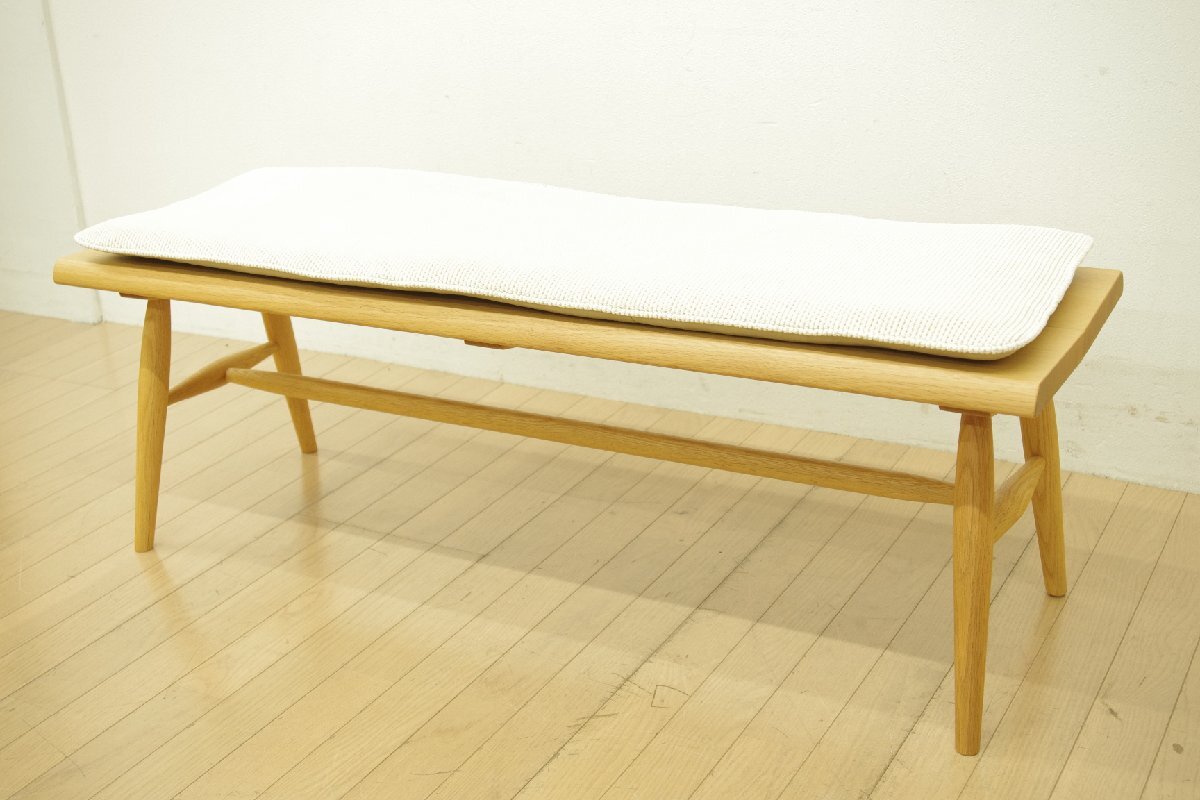 展示品 柏木工 ケイ ウィンザー オーダーベンチ ダイニング 無垢材 チェア イス 長椅子 シンプル ナチュラル カフェ KASHIWA K-WINDSOR