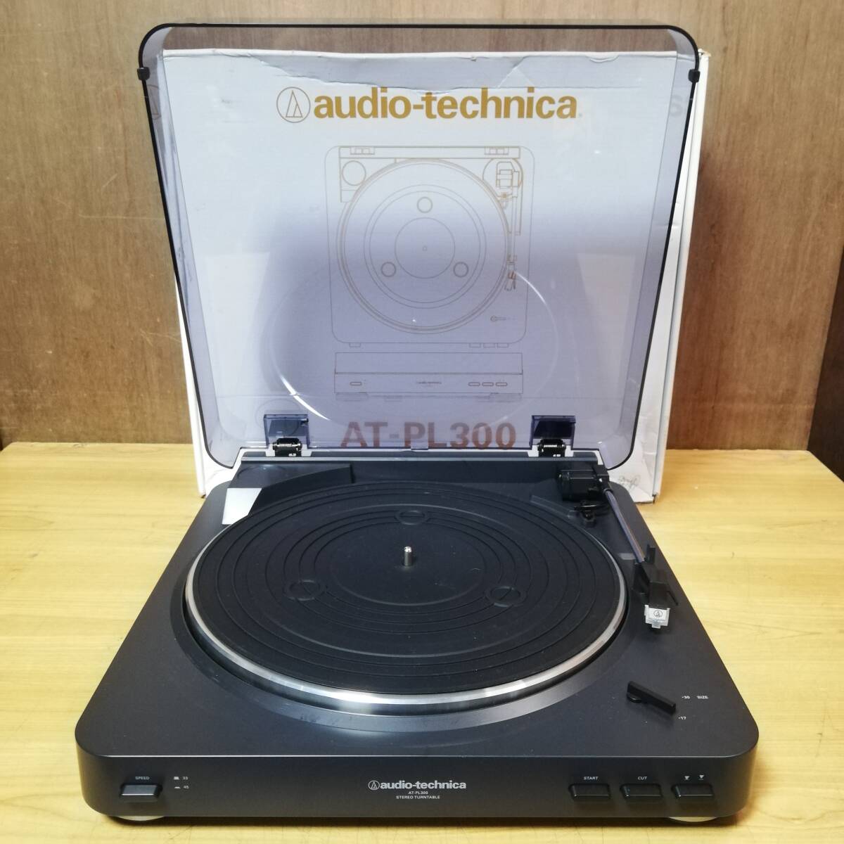 AUDIO-TECHNICA AT-PL300 TURNTABLE オーディオテクニカ フルオート ターンテーブル