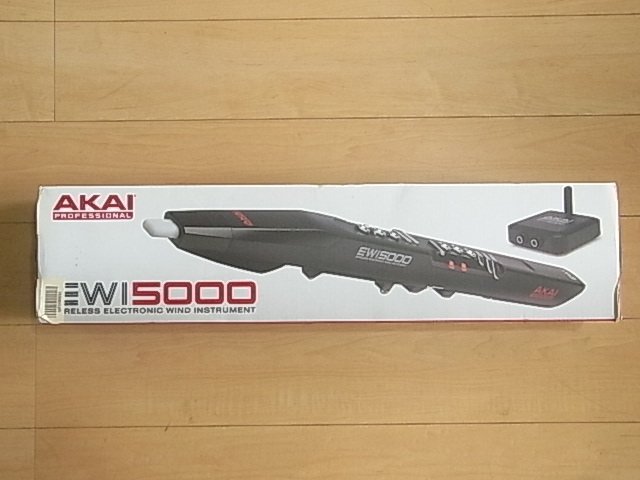 AKAI professional EWI5000 ウインドシンセサイザー 送料630円～　使用少　元箱付　中古良品　