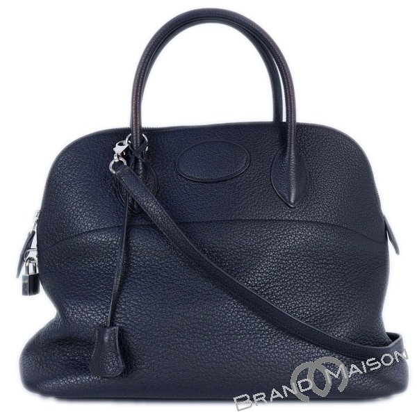 ABランク【エルメス】ボリード35/ブラック/トリヨンクレマンス/パラジウム金具/□M刻印/レディース/HERMES/ハンドバッグ/ショルダーバッグ