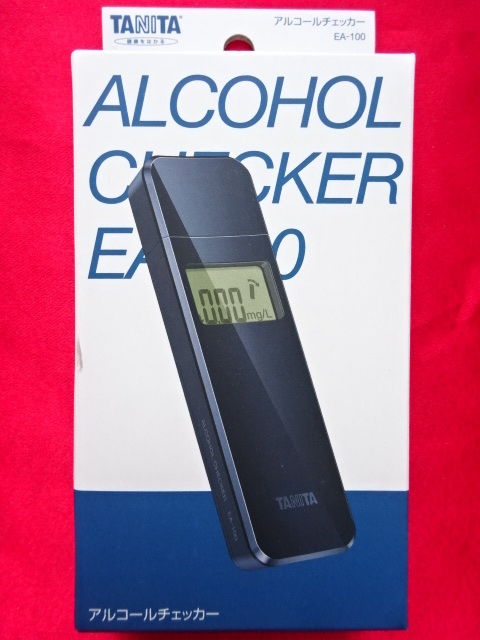 未使用・新品！！「EA-100-NV」アルコールチェッカー ネイビー TANITA タニタ アルコールセンサー 酒気測定 検知