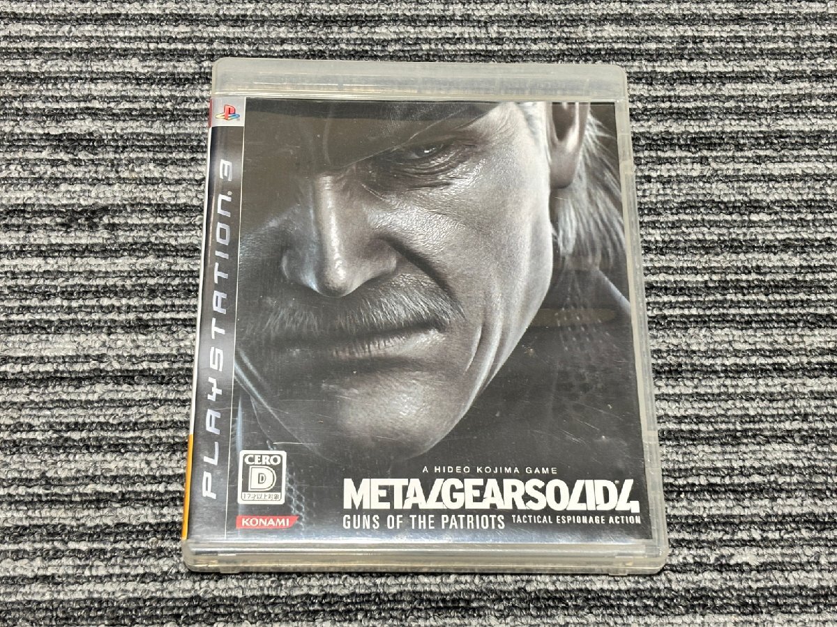 PS3 ソフト METALGEAR SOLID4 メタルギア ソリッド 4 ガンズ・オブ・ザ・パトリオット playstation3 SONY