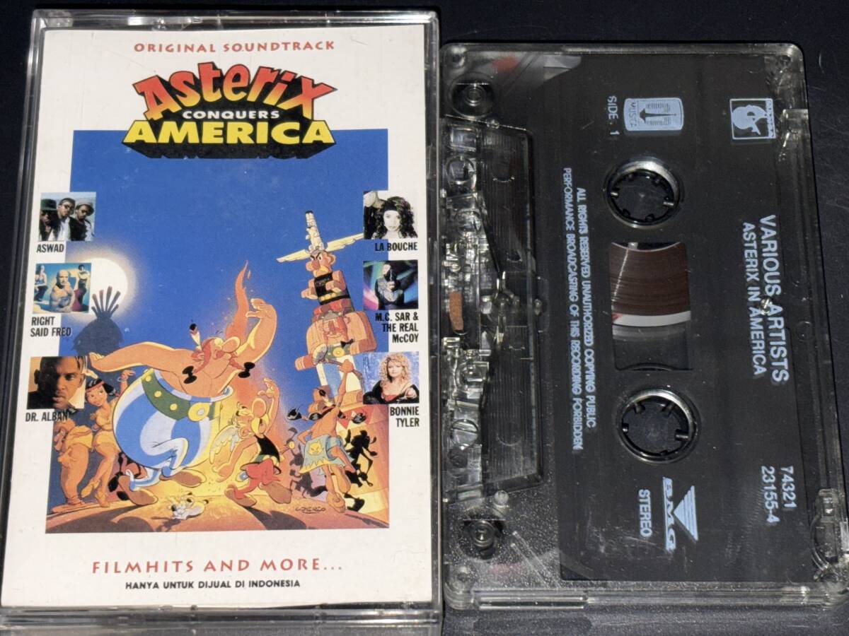 Asterix In America　サウンドトラック　輸入カセットテープ