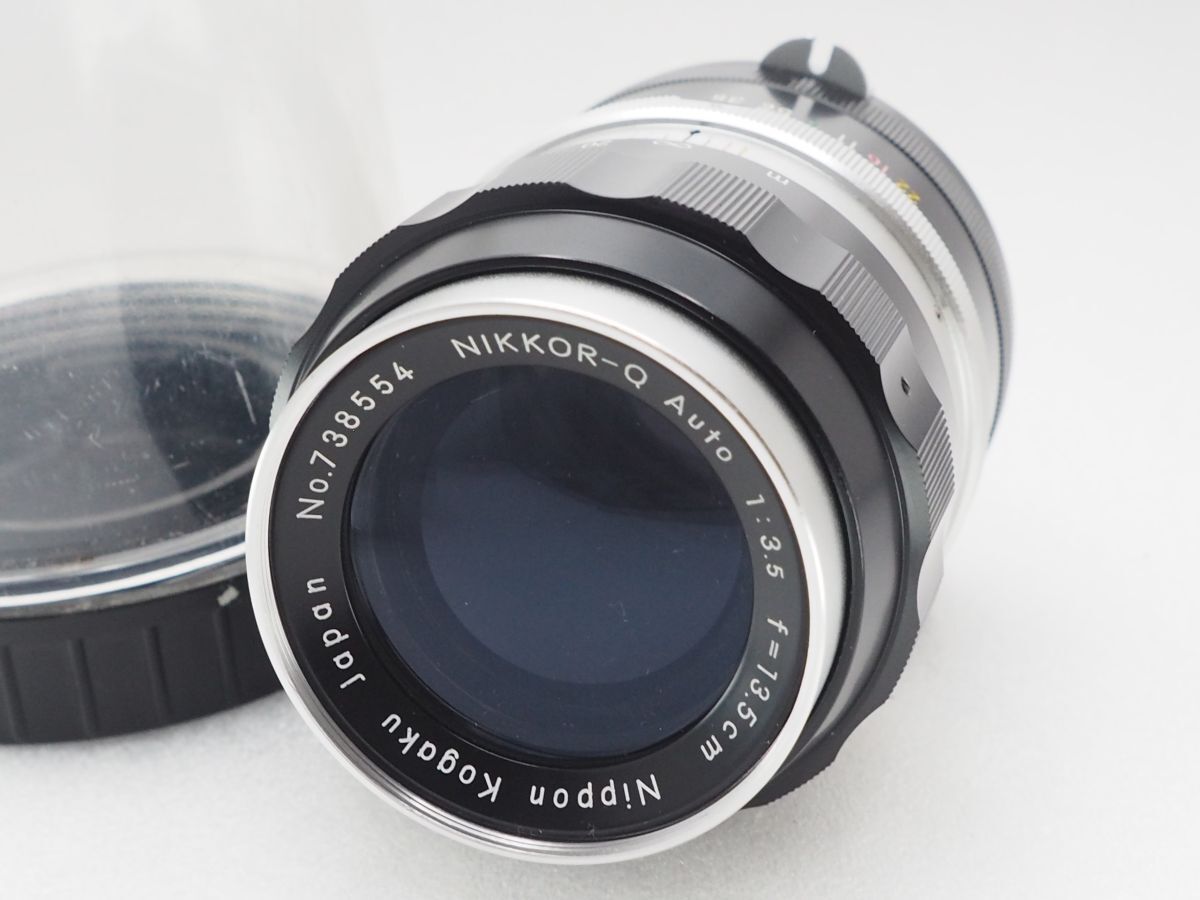 ★実用美品★ NIKON ニコン NIKKOR-Q Auto 13.5cm F3.5 ★動作OK★ @7997