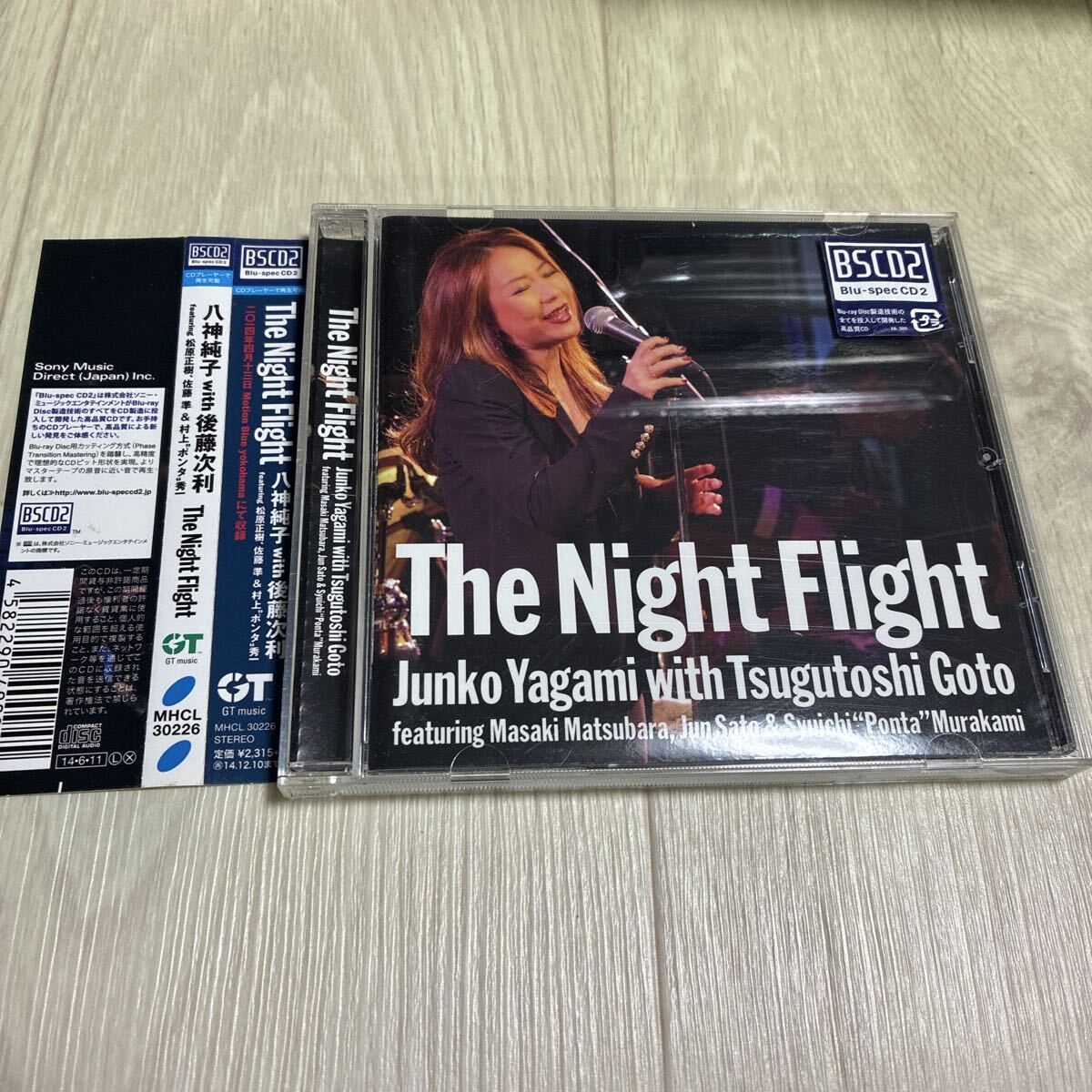 【中古品】八神純子 with 後藤次利 The Night Flight CD　MHCL30226 帯有り