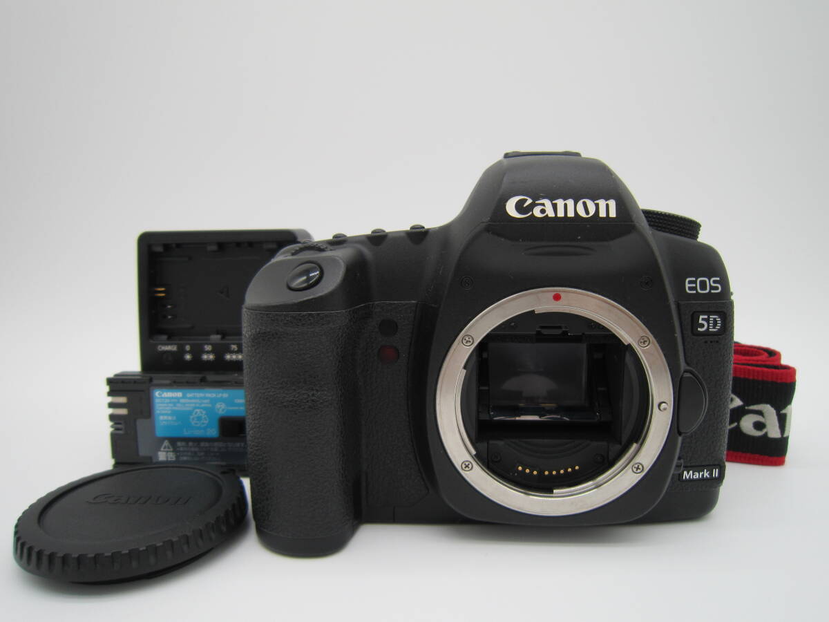 ★動作品★Canon EOS 5D MarkII DS126201 バッテリー付きほか キヤノン Mark2 II 2 #207