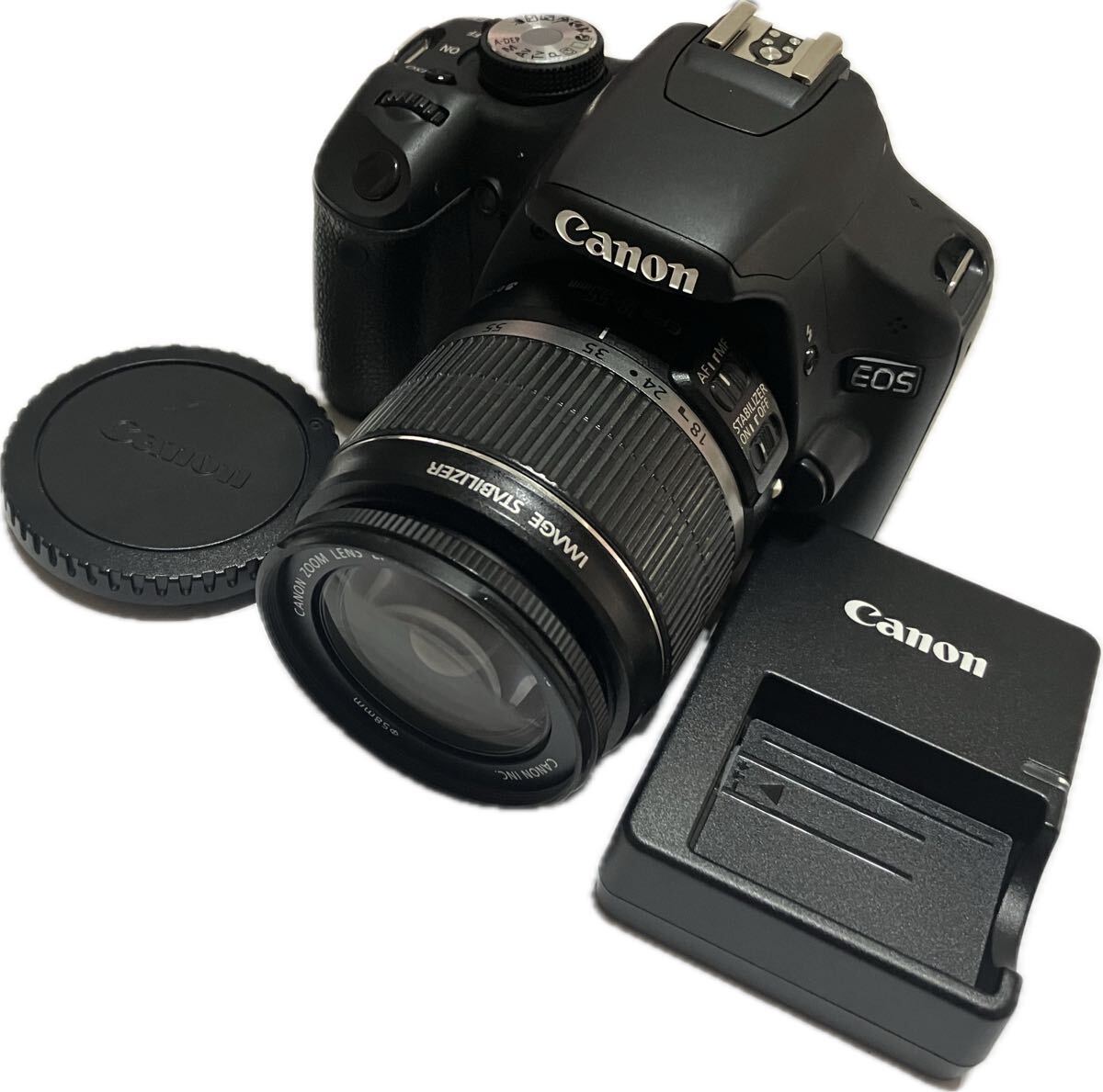 ★充電器付 極上美品★ キヤノン CANON EOS KISS X3 18-55mm F4-5.6 レンズキット #22410901