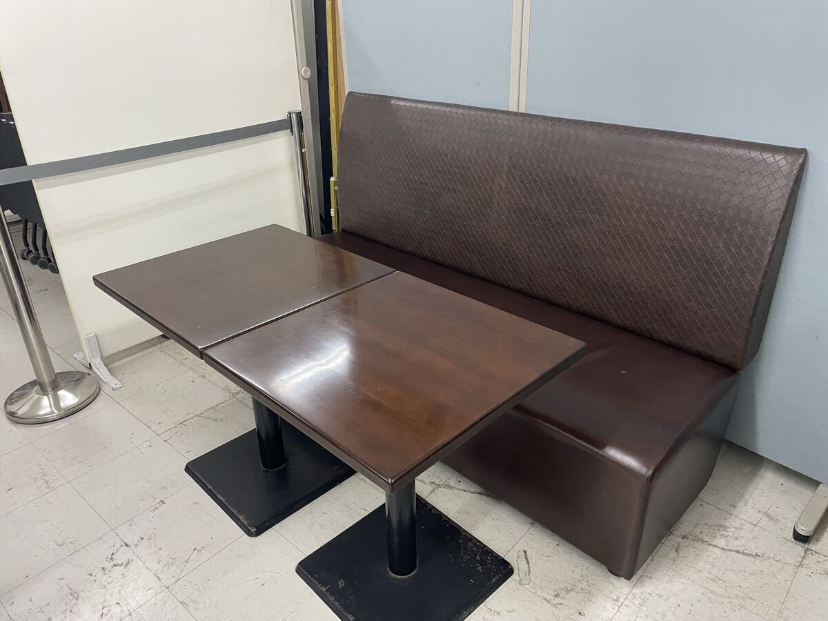 ☆愛知県・直接引取限定☆ 業務用　ソファー　テーブル　セット　ダイニングテーブル　飲食店　居酒屋　スナック　ラウンジ　クラブ　①