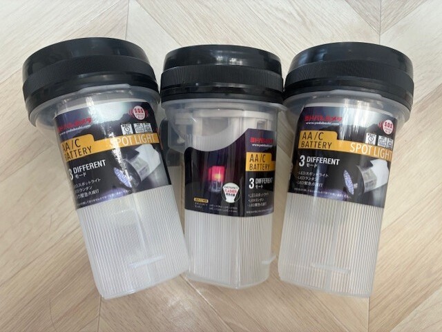 新品★懐中電灯 3WAYライト ランタン・キャンプ・防災・非常・緊急用 3個セット