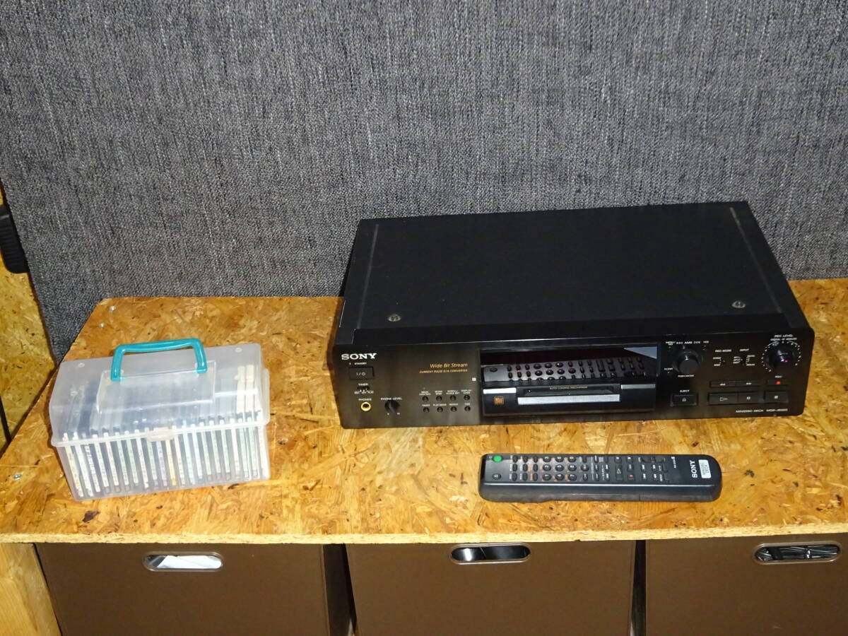 SONY MDS-JB920 MDデッキ 動作良好 リモコン・MDディスク21枚付き