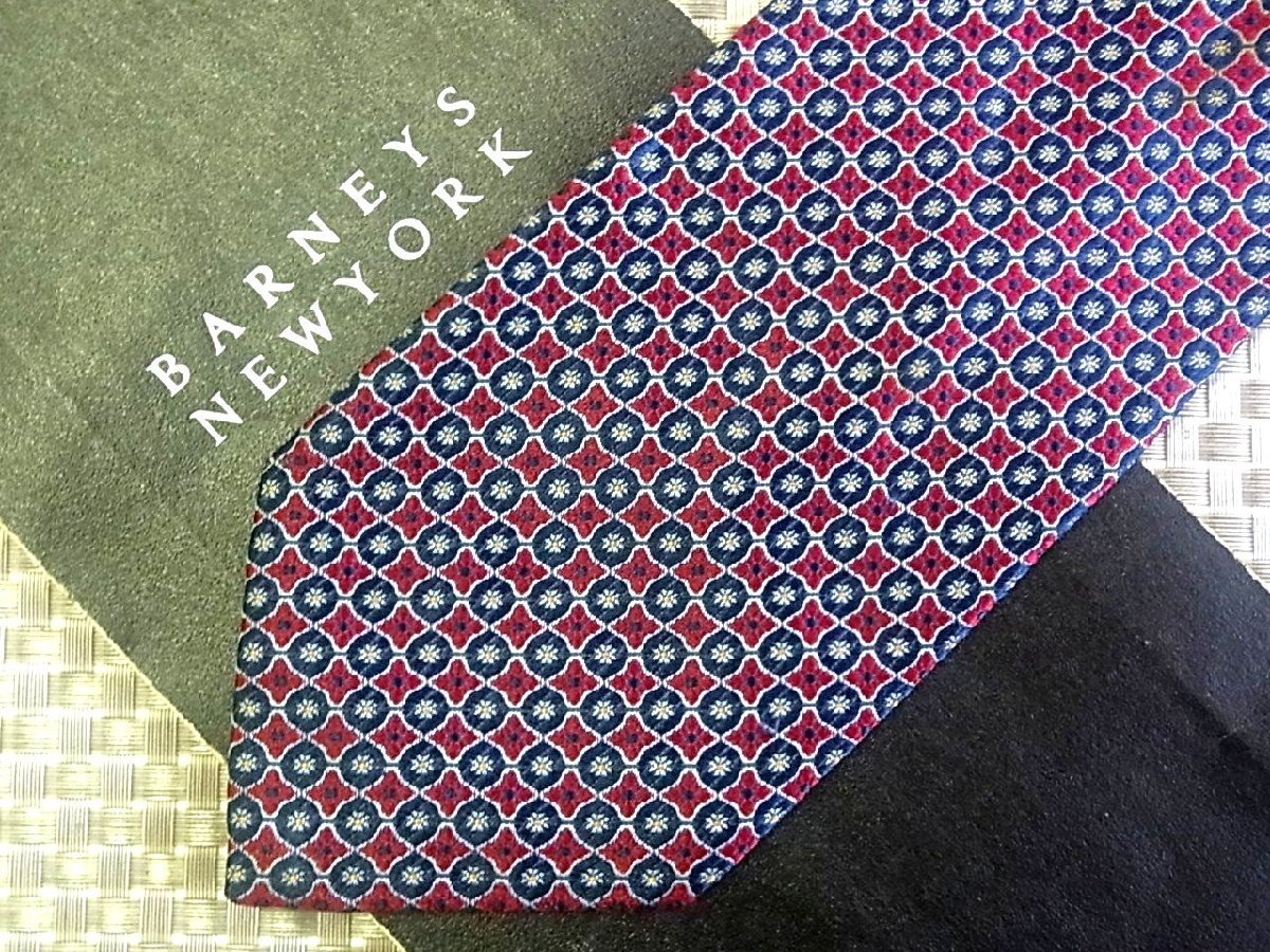 【在庫処分セール】●特売●FK9924W●バーニーズニューヨーク【刺繍 花 小花 柄】ネクタイ●