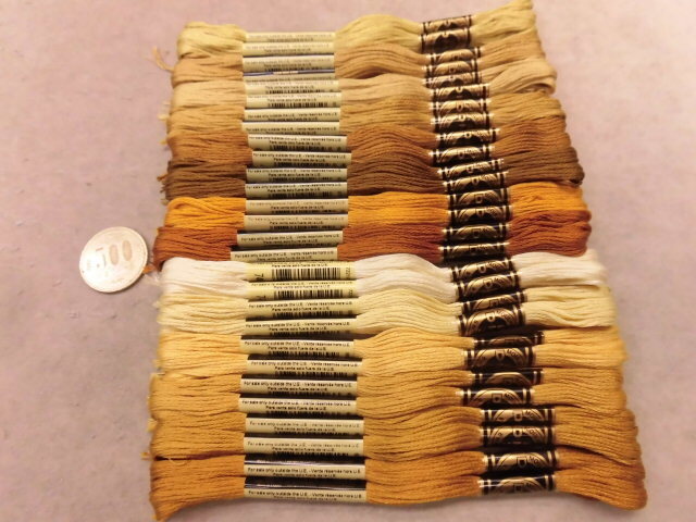 ☆刺繍糸☆刺しゅう糸17N34W☆ＤＭＣ２５番１６☆２８本