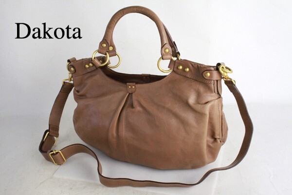 Dakota 2way レザー ショルダーバッグ ダコタ バック レディース アメカジ 中古 革 皮 鞄 メンズ ゲンテン genten オシャレ BREE ブリー