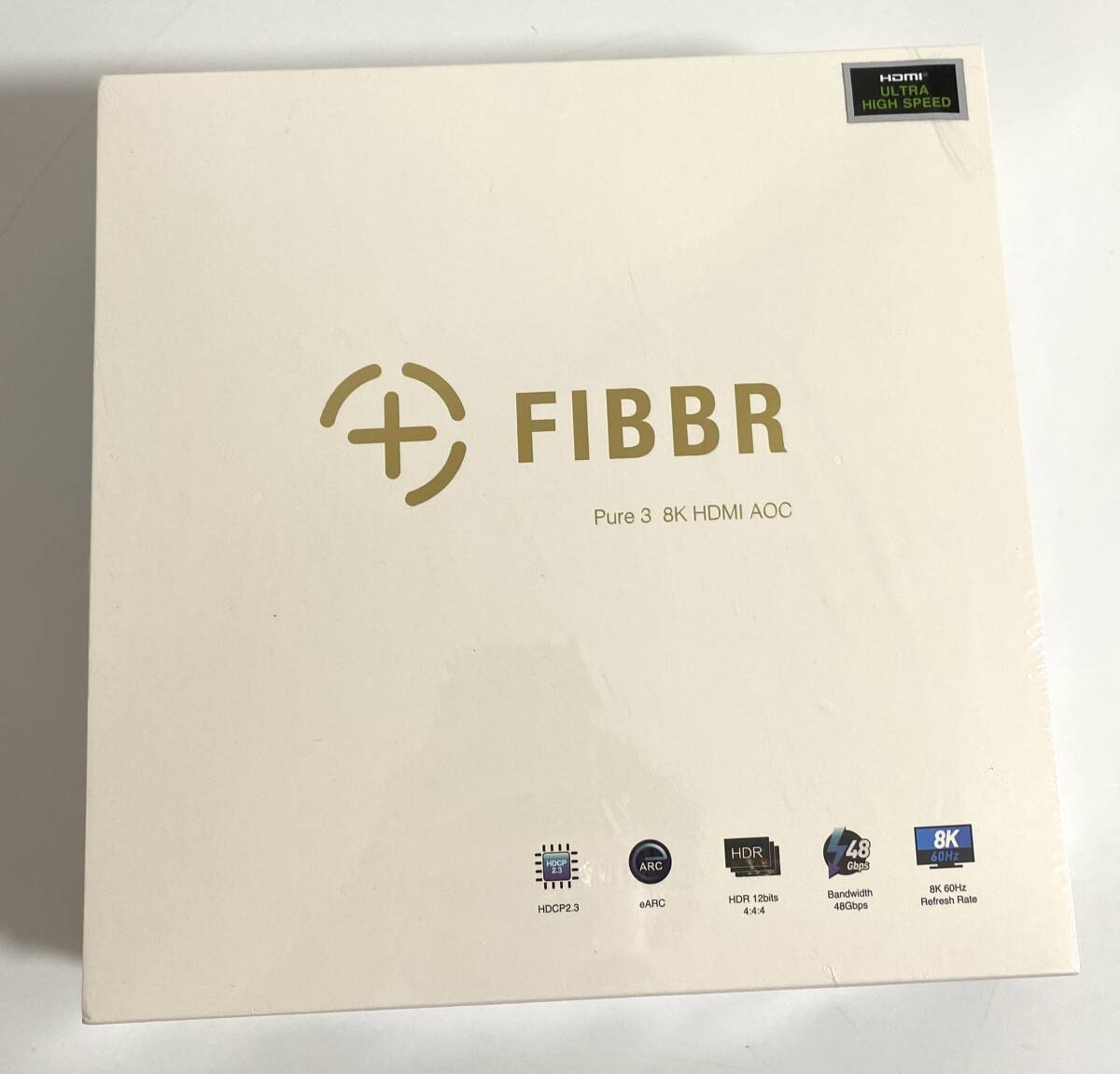 ★新品/未開封品★ FIBBR Pure3 8K HDMI AOC 20m ファイバー HDMIケーブル フィバー 48G対応光ファイバー Pure 3 F-H2M-P3-20 I250910