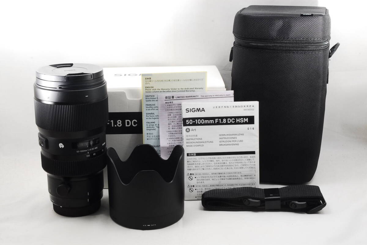 ★美品★ 即決 売切 格安 シグマ SIGMA 50-100mm F1.8 DC HSM Art A016 キヤノンマウント ズームレンズ（R7-580）