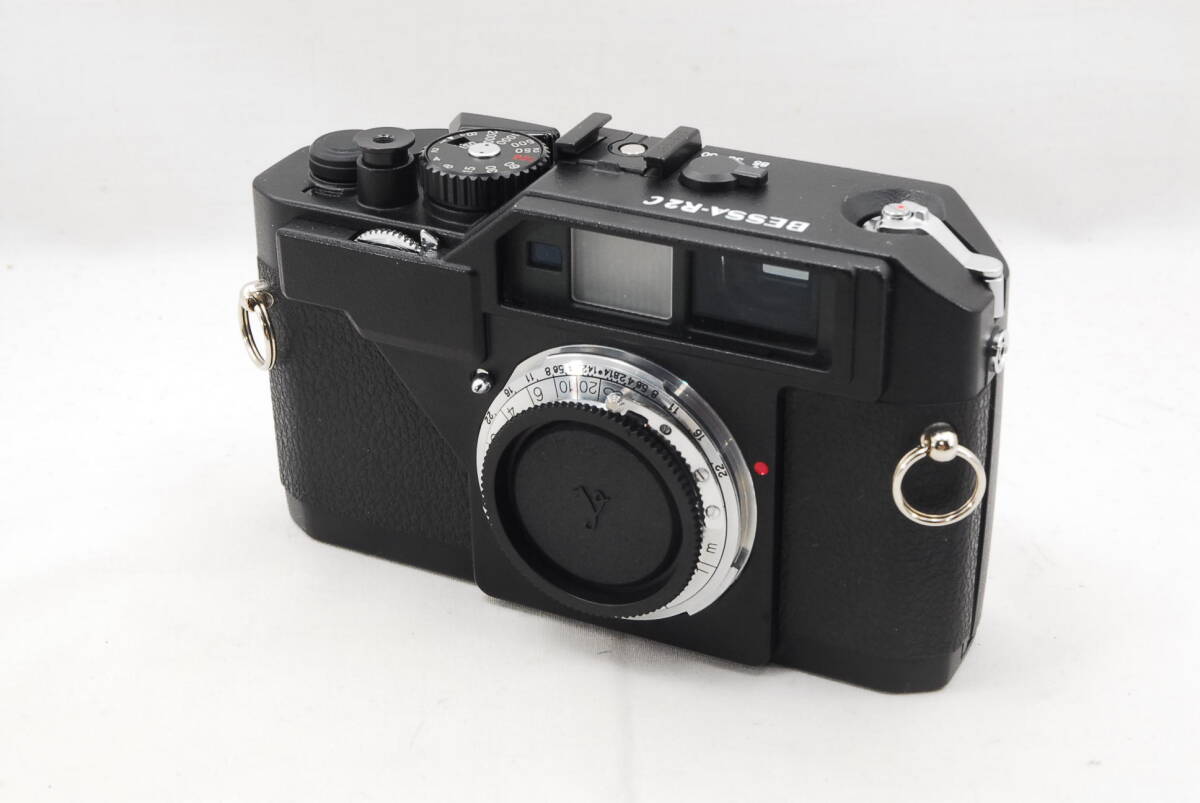 ★美品★ レア 即決 フォクトレンダー Voigtlander BESSA-R2C ボディ ブラック レンジファインダーカメラ（88-L79）