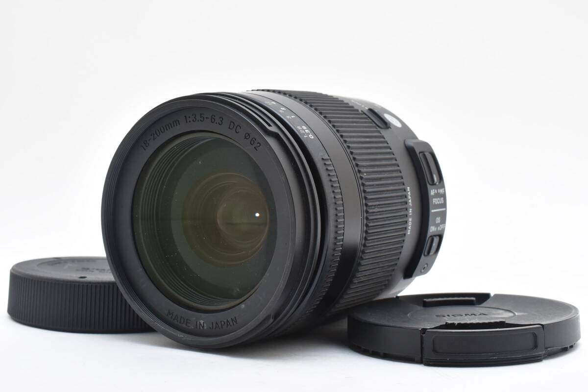 ★良品★ シグマ SIGMA 18-200mm F3.5-6.3 DC MACRO OS Contemporary ニコン Y3125#925