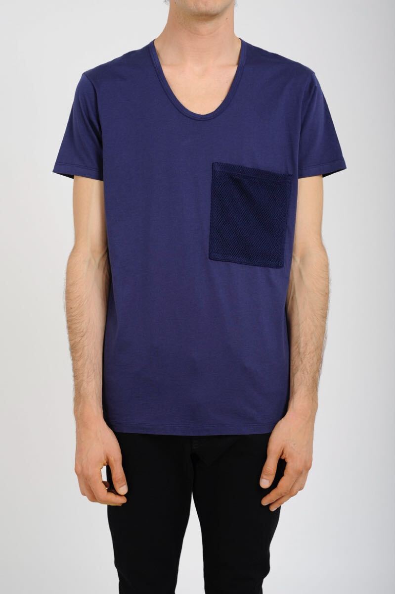 試着のみ　ラッドミュージシャンLAD Ｕネック Tシャツポケットカットソー　attachmentアタッチメント半袖Tシャツ　