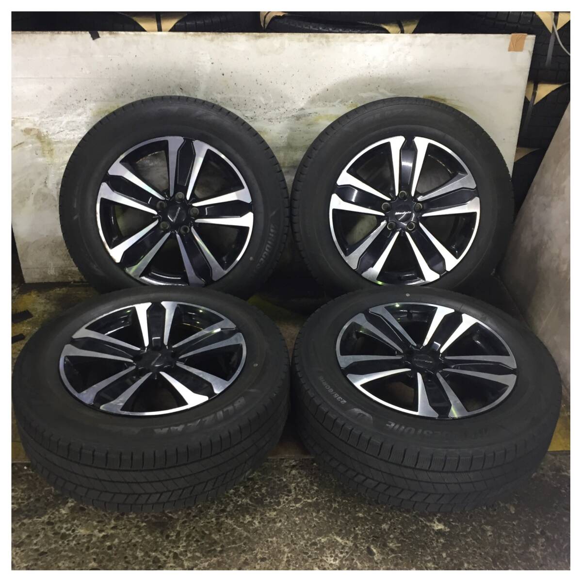 1 BRIDGESTONE BLIZZAK VRX3 235/60R18 2022年製 9分目 MODULO CR-V 純正 *10368