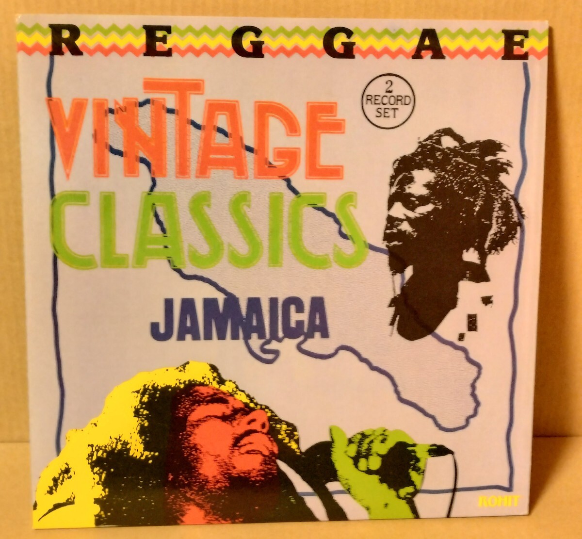 【レゲエ 2LP】V.A / Vintage Classics RRTG7740 Rohit Records Bob Marley Gregory Isaacs Dennis Brown Heptones Third World