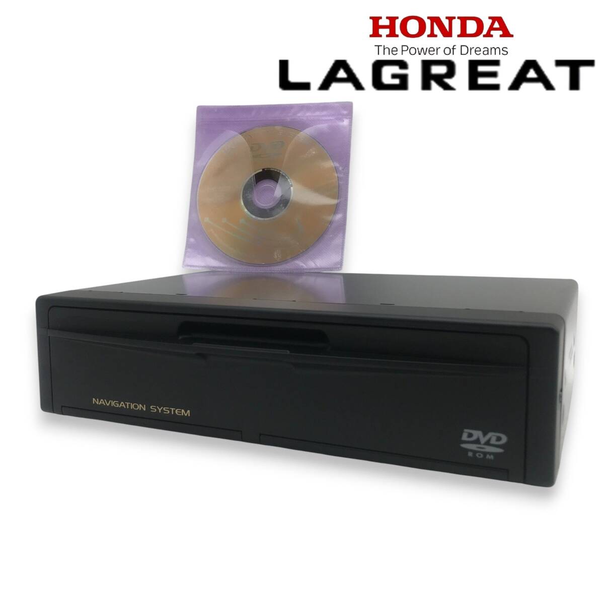 ◆希少 程度良好 ラグレイト RL1 純正 DVD ナビユニット 39540-S0X-J010-M1 ロム付 BN414JO 即決/即納/動作OK◆