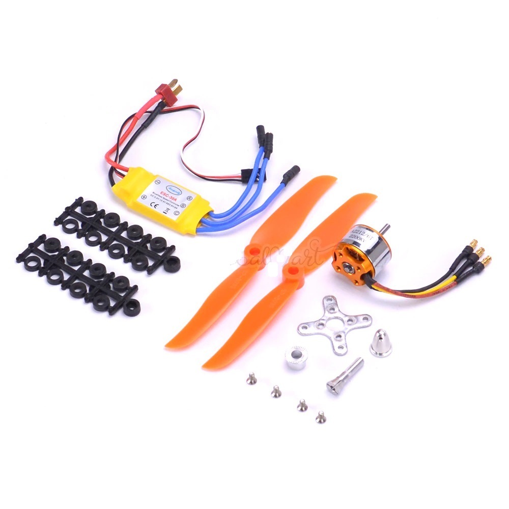 セット A2212 2200KV ブラシレスモーター 30A アンプ ESC 6035 プロペラ★ホビーショップ青空