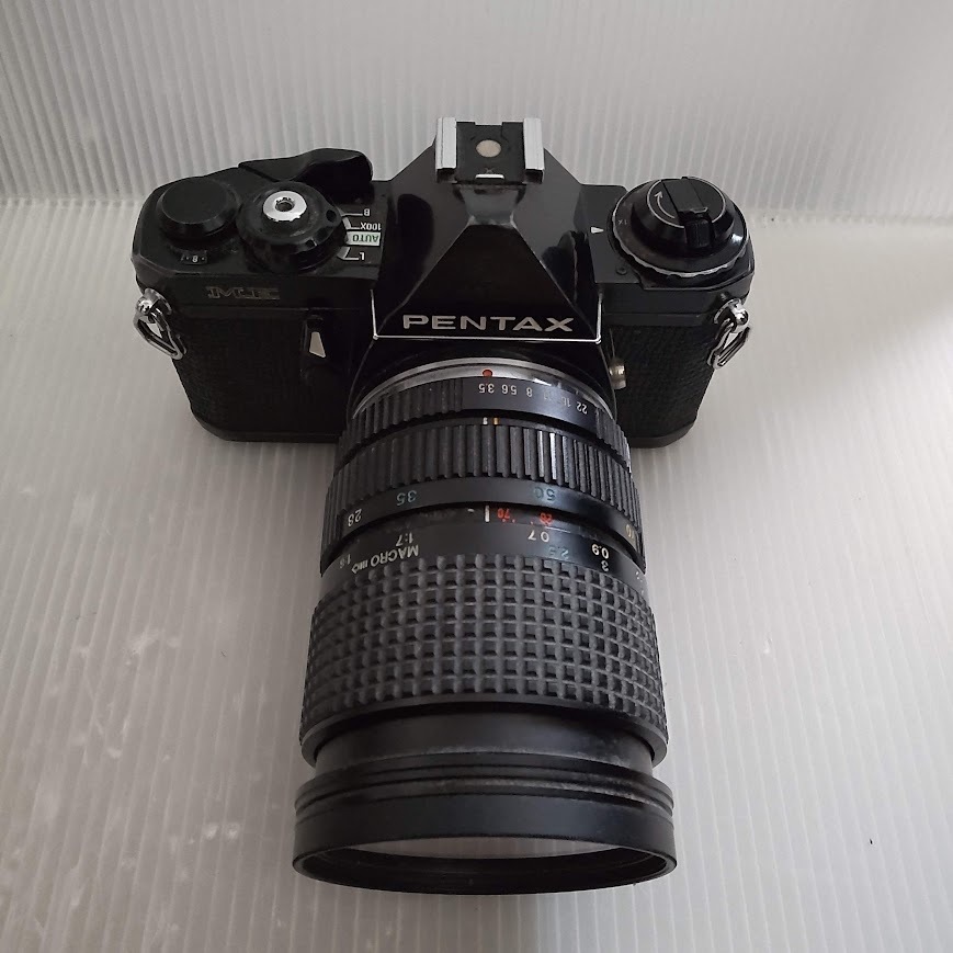 ●[ジャンク品] ペンタックス Pentax ME 35mm 一眼レフフィルムカメラ 28-70mm 9961429