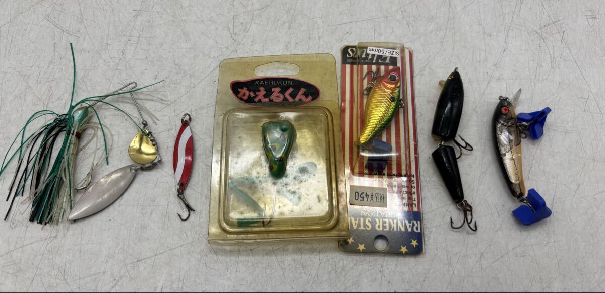 【中古】オールドルアー かえるくん グリーン 緑 スプーン スピナーベイト ペンシル バイブレーション まとめ 現状品 DM0930M　