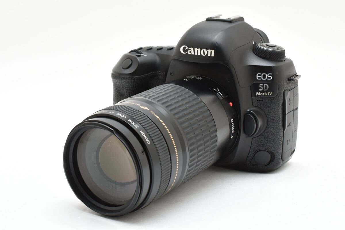 デジタル一眼レフカメラ Canon EOS 5D Mark IV望遠レンズセット/EF 75-300mm 1:4-5.6 USM ULTRA SONIC