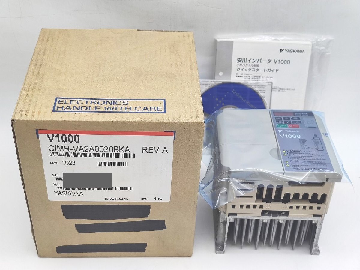 箱汚れマジック書込あり 新品 安川電機 CIMR-VA2A0020BKA REV:A