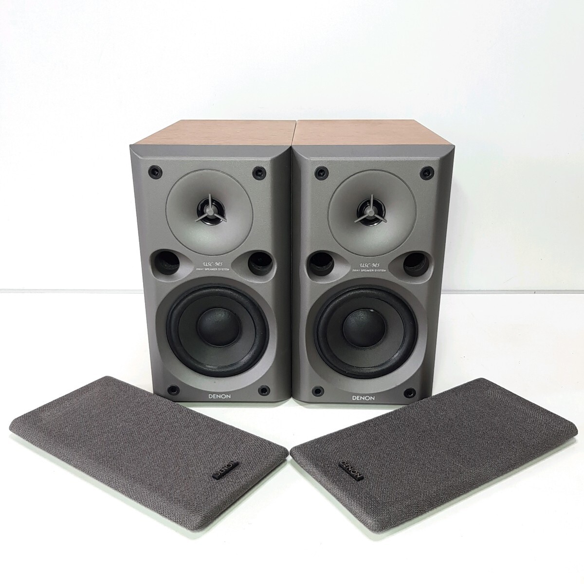 動作確認済◆ DENON デノン USC-M5・ペアスピーカー／2ウェイスピーカー ペア 6Ω 100W