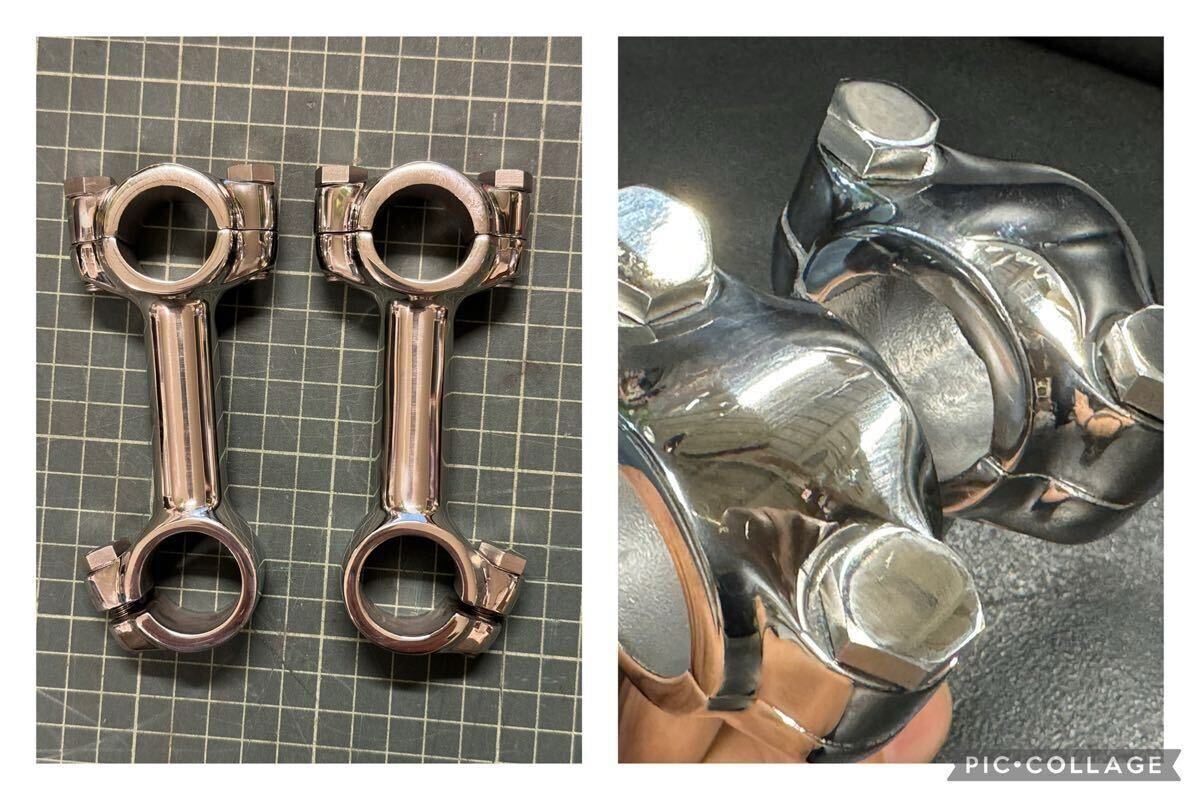 ドッグボーン ライザー 74スプリンガー ビンテージ 3.5インチ 9センチ dogbone ハーレー スプリンガー フォーク チョッパー ドックボーン