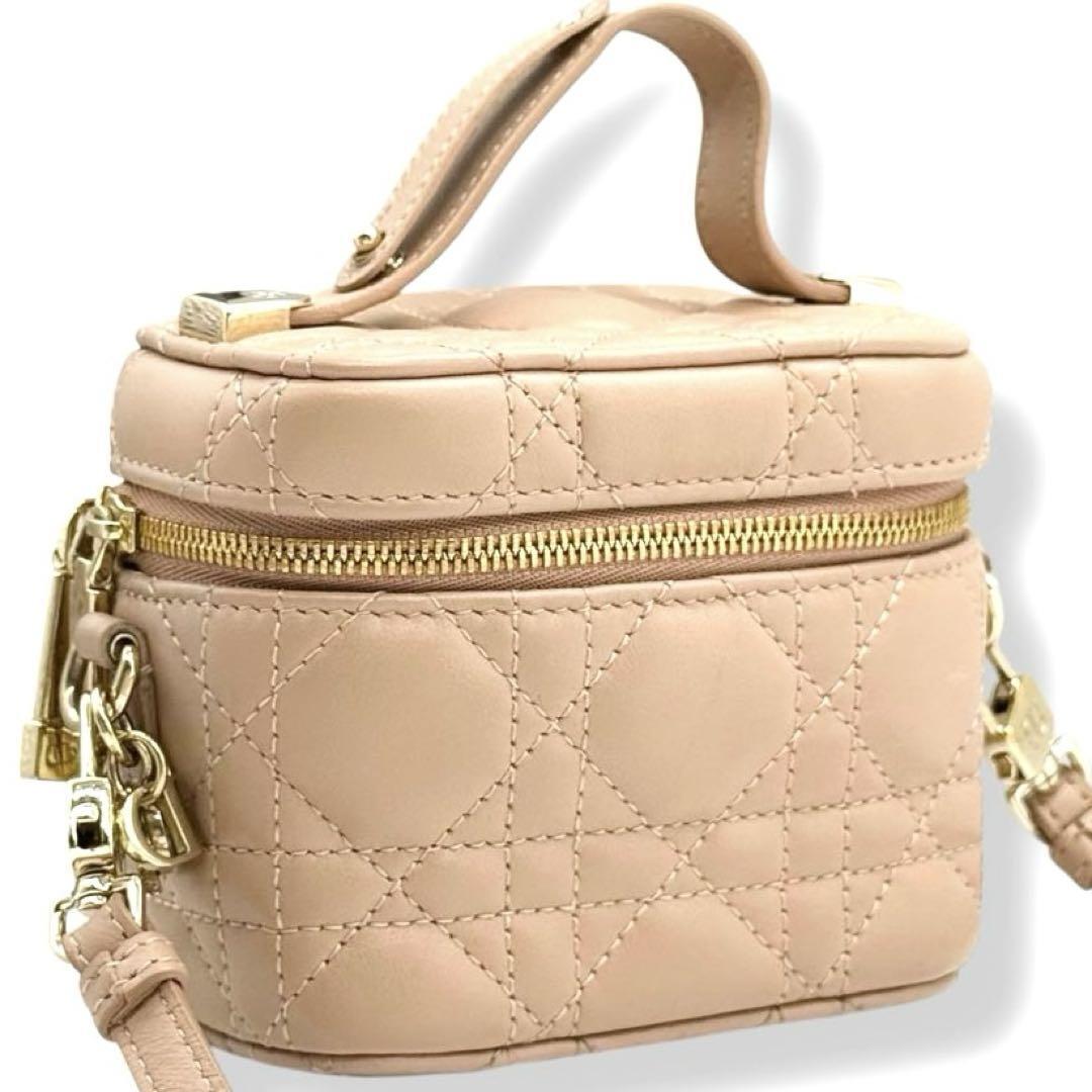 クリスチャンディオール　マイクロカナージュ　2way　バニティバッグ　レディディオール　ショルダーバッグ　ハンドバッグ　Dior ミニ 4000
