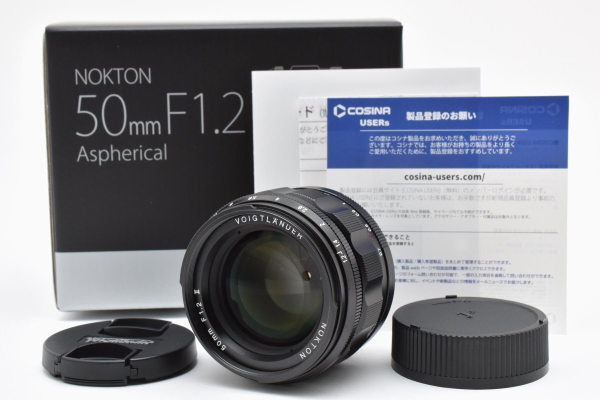 ◇◆ 新品 フォクトレンダー Voigtlander ノクトン NOKTON 50mm f1.2 Aspherical II VM Leice M ライカ 動作確認済 2330 ◆◇