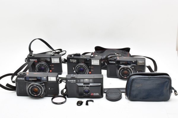 ★訳あり大特価★ コニカ Konica C35 EF / MF ×2個 / EFD / MG/D ★5個まとめ★コンパクトフィルムカメラ MS B06 ★★ #2595 #9280 #B62