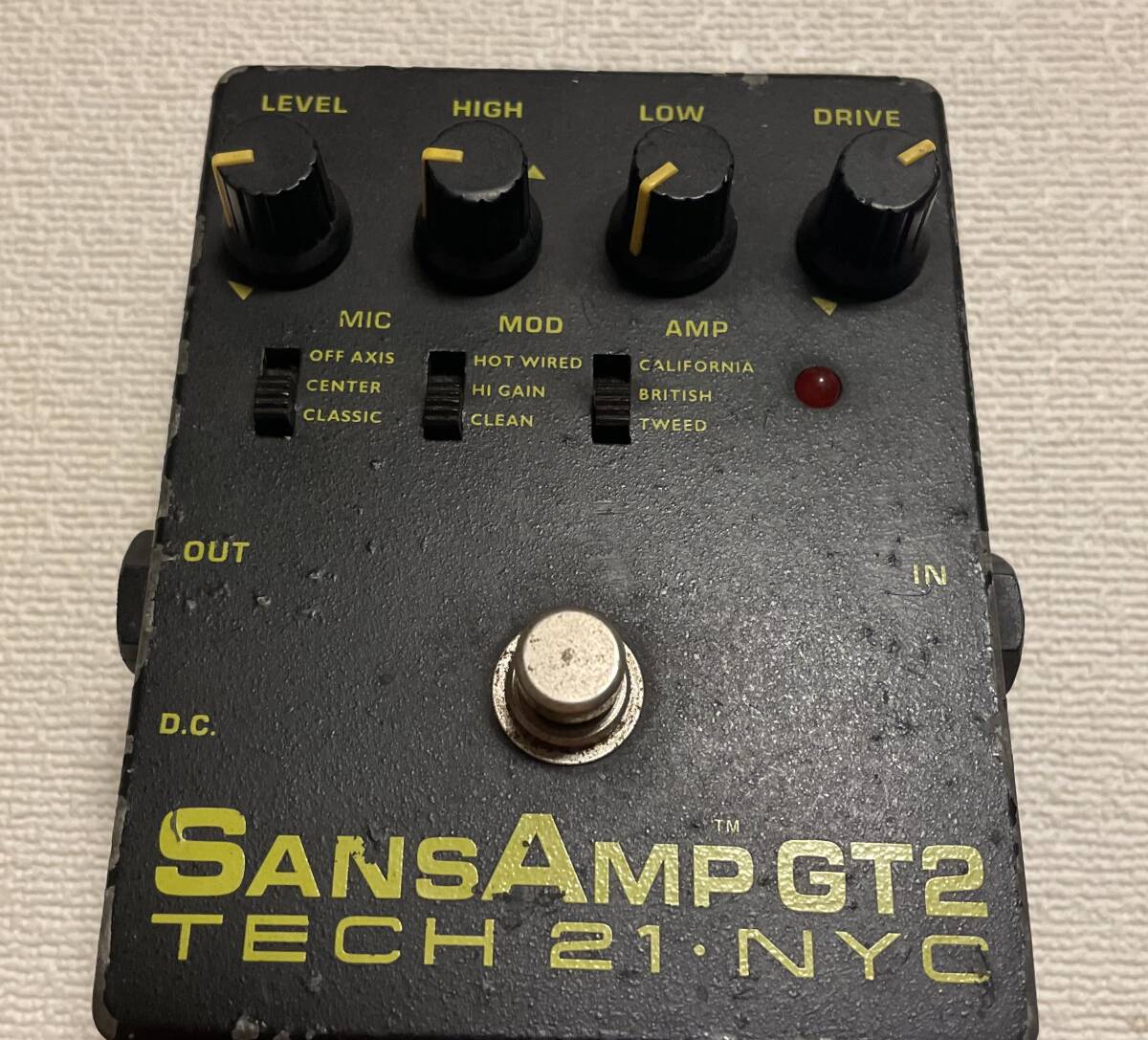 TECH 21 SansAmp GT2 サンズアンプ プリアンプ