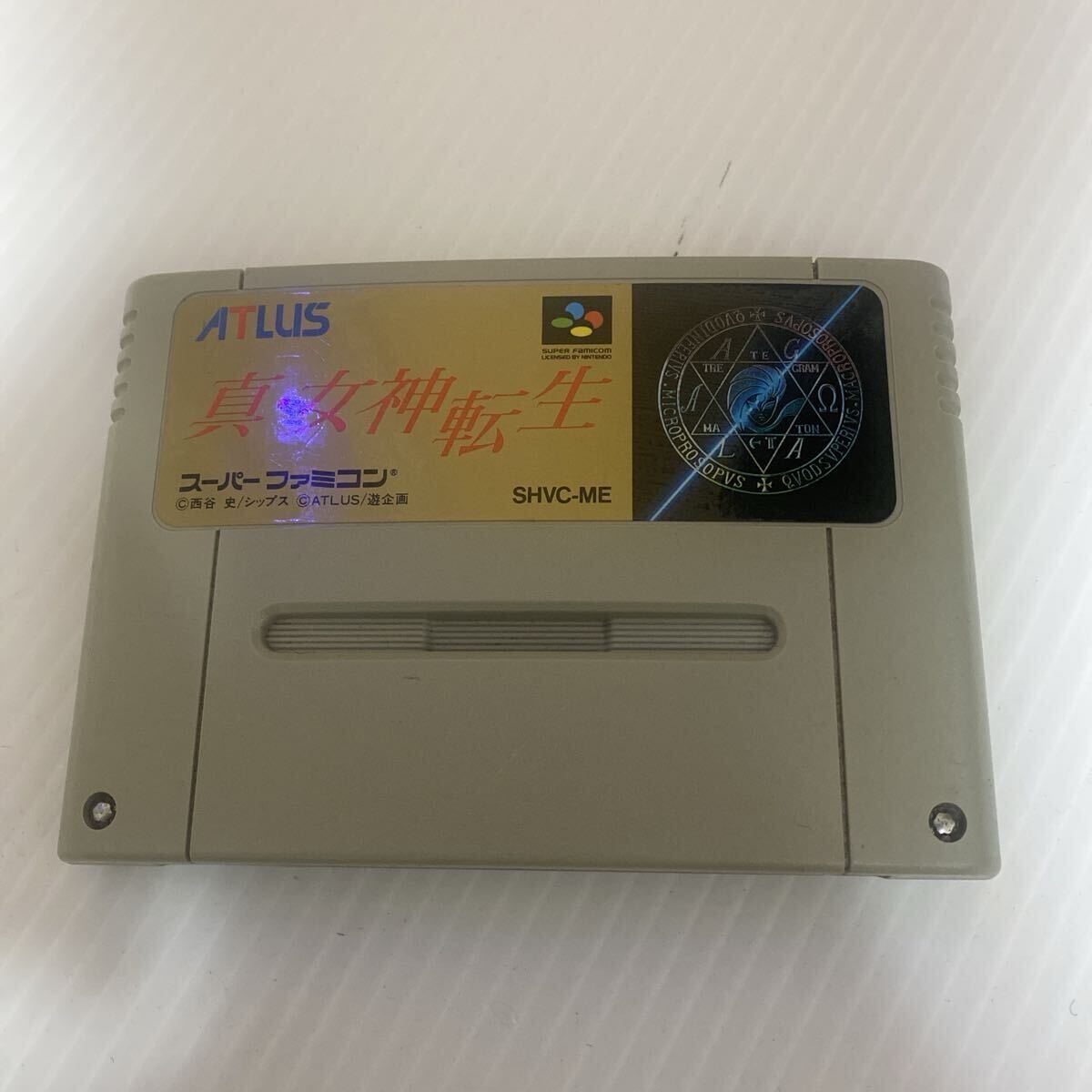 SFC スーパーファミコン　真・女神転生　アトラス　動作確認済み　